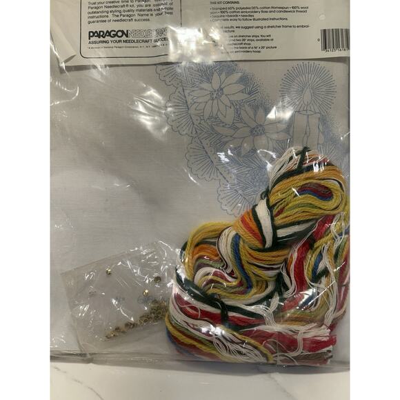 Paragon Needlecraft Kit Christmas Collection Peace on Earth Stitchery Picture - Picture 7 of 7